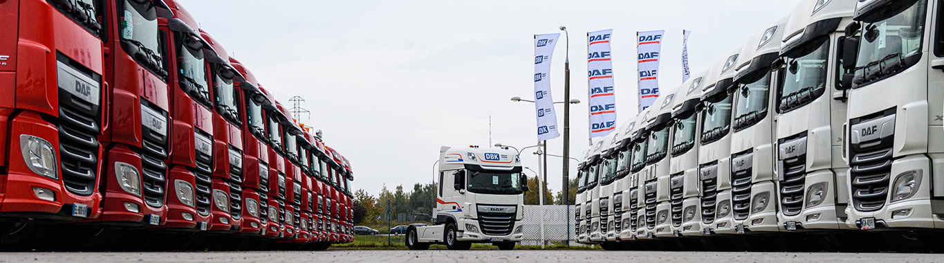 Plac używanych pojazdów ciężarowych DBK USED Olsztyn