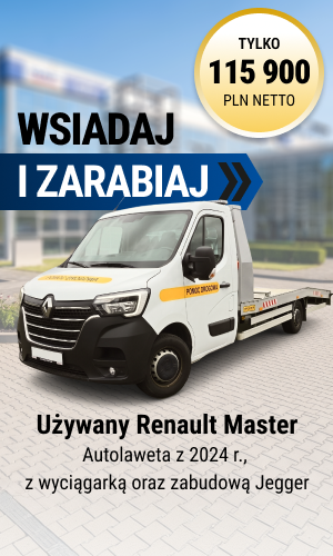 Wsiadaj i zarabiaj - Renault Master autolaweta z 2024r.