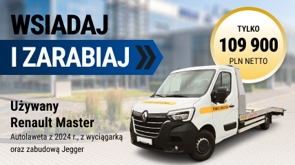 Wsiadaj i zarabiaj - Renault Master autolaweta z 2024r.